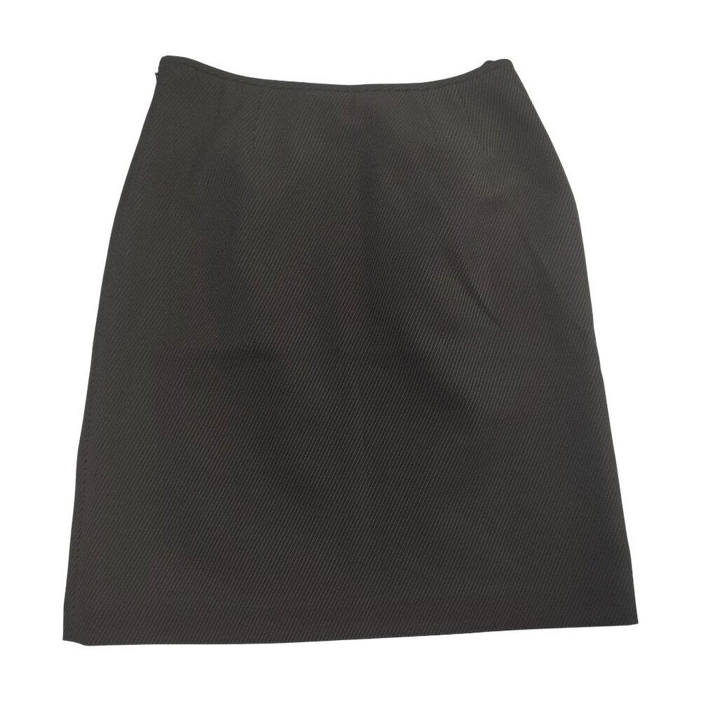 Anne Klein II 2 Black with White Pinstripe Suit Skirt Size 8P petite (Medium)